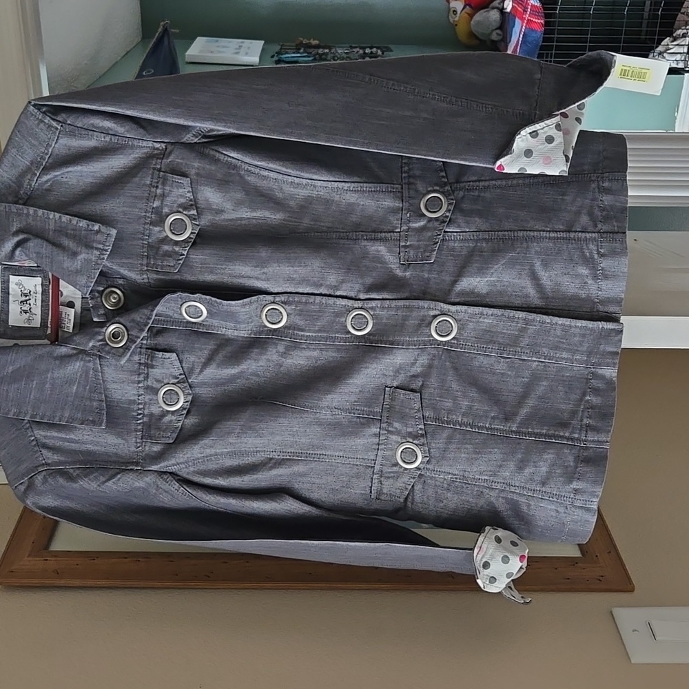 "Live a Little" Light weight women's jacket. Brand new.